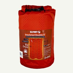 Klymit Insulated Double V Sleeping Pad Orange - Image 5