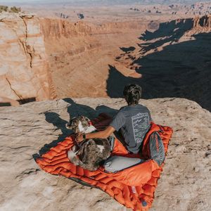 Klymit Insulated Double V Sleeping Pad Orange - Image 3