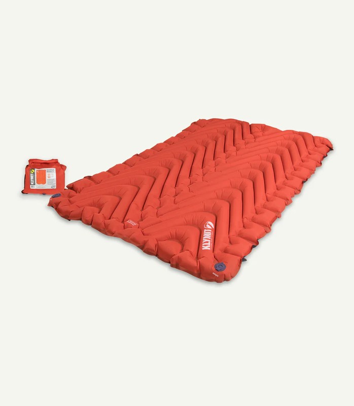 Klymit Insulated Double V Sleeping Pad Orange - Image 2