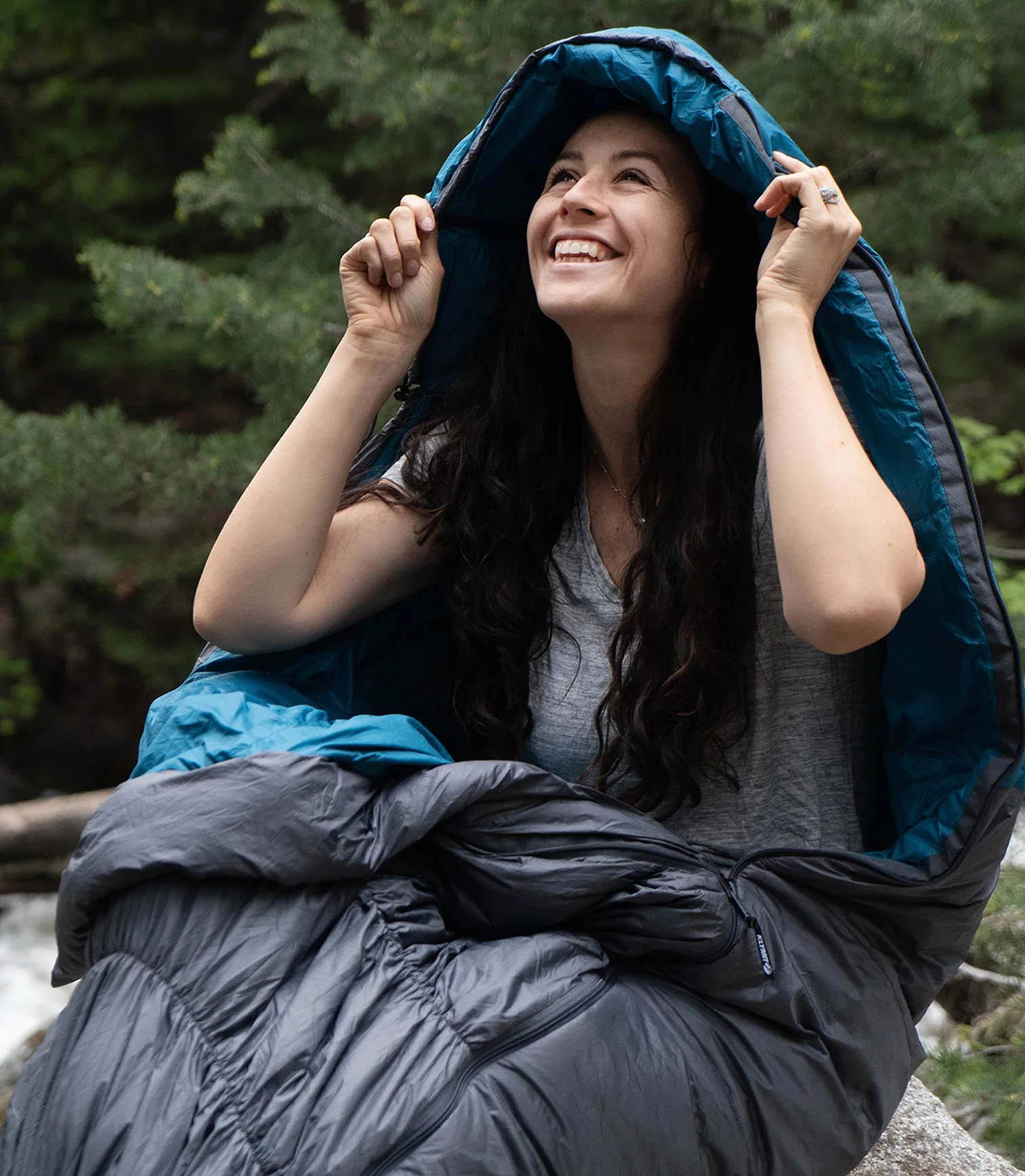 - Klymit Ksb 35 Degree Down Sleeping Bag Blue - Image 5